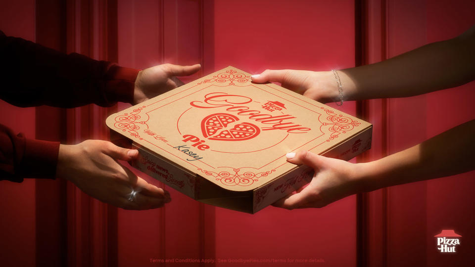 It’s not you, it’s me. Here’s a pizza to eat your feelings of rejection. (Pizza Hut)