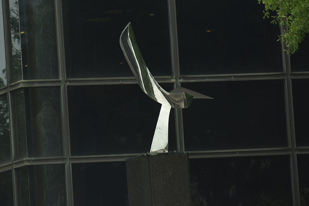 "Flight" has been an integral part of the old Cooperative Bank building since it was formally unveiled on Aug. 24, 1959.