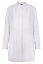 Collarless white shirt. Image: Gap