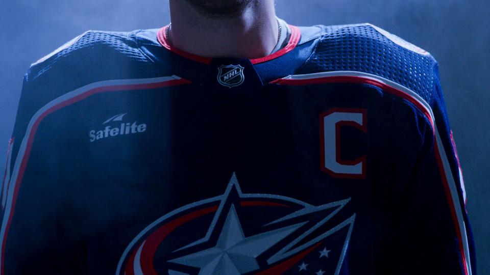 Safelite will sponsor the Blue Jackets' home, road and third jerseys.