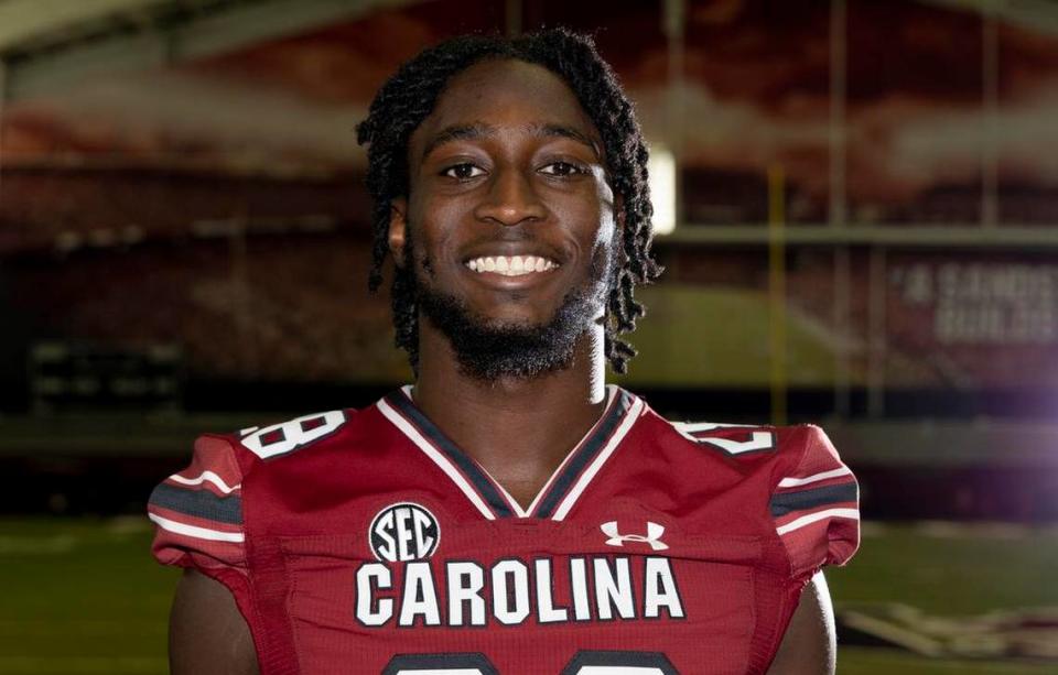 Darius Rush during team media day on Thursday, Aug. 4, 2022 in the Jeri and Steve Spurrier Indoor Practice Facility.