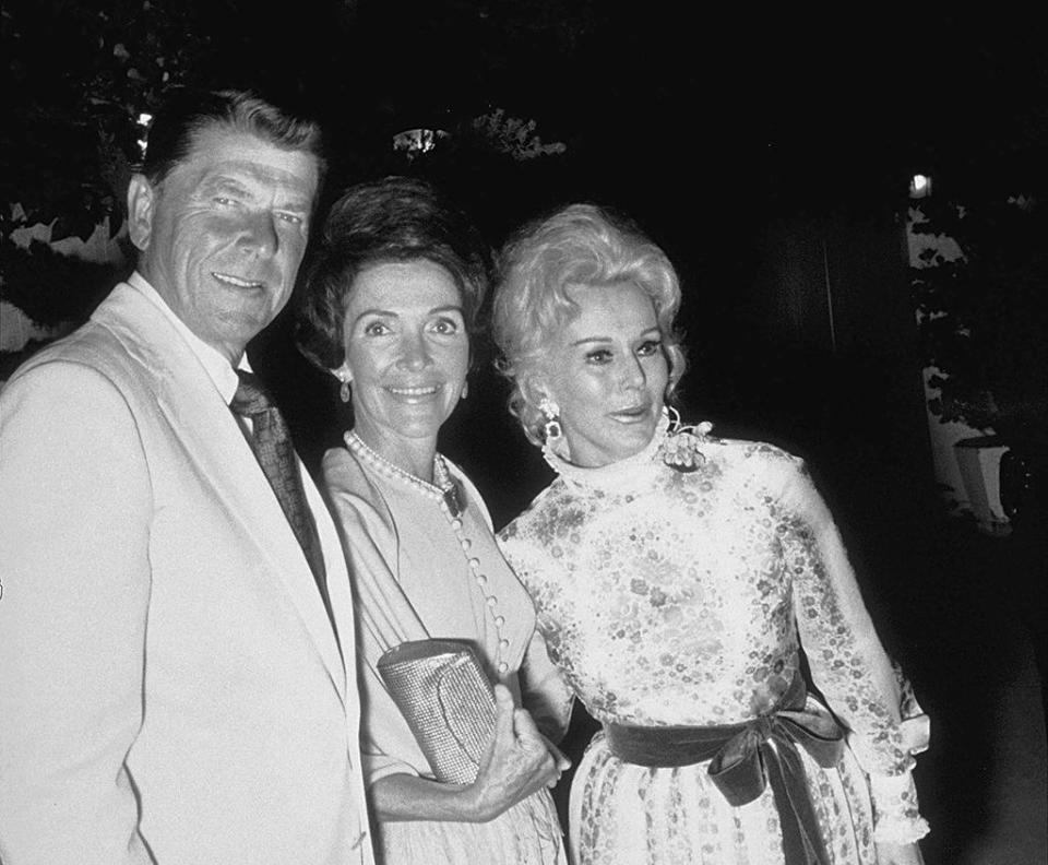 Ronald Reagan, Nancy Reagan, and Eva Gabor