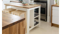 <p> Fixed is not the only viable option when it comes to kitchen furniture, in fact sometimes freestanding is a much better solution for giving more freedom to the overall design and use of the space.&#xA0; </p> <p> Freestanding kitchen furniture, whether it be a pantry dresser or a moveable kitchen island, helps you to use the space in exactly the way you wish but without having to commit to a fixed layout. &#x201C;Effective storage is a really simple way to create a happy and homely kitchen. By including a single piece of freestanding furniture, you can completely transform your kitchen, by creating more surface space and keeping clutter out of sight,&quot; explains Nerine Vacher, kitchen designer at Neptune Fulham.&#xA0; </p> <p> Freestanding furniture provides a particularly flexible small kitchen storage idea. &quot;Even in the smallest of kitchens, it is easy to insert a freestanding piece, meaning you don&#x2019;t have to commit to a total kitchen refresh.&#x201D; Having the ability to move a butcher&apos;s block or kitchen dining table provides extra work surface as and when you need it but when moved serves an alternative purpose, such as a place to sit and eat.&#xA0; </p>