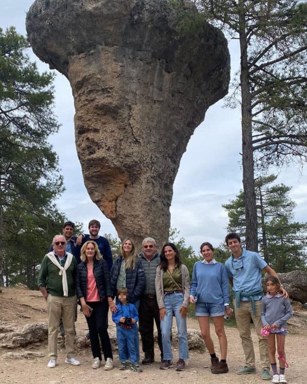 Lourdes Montes con Fran Rivera y su familia 