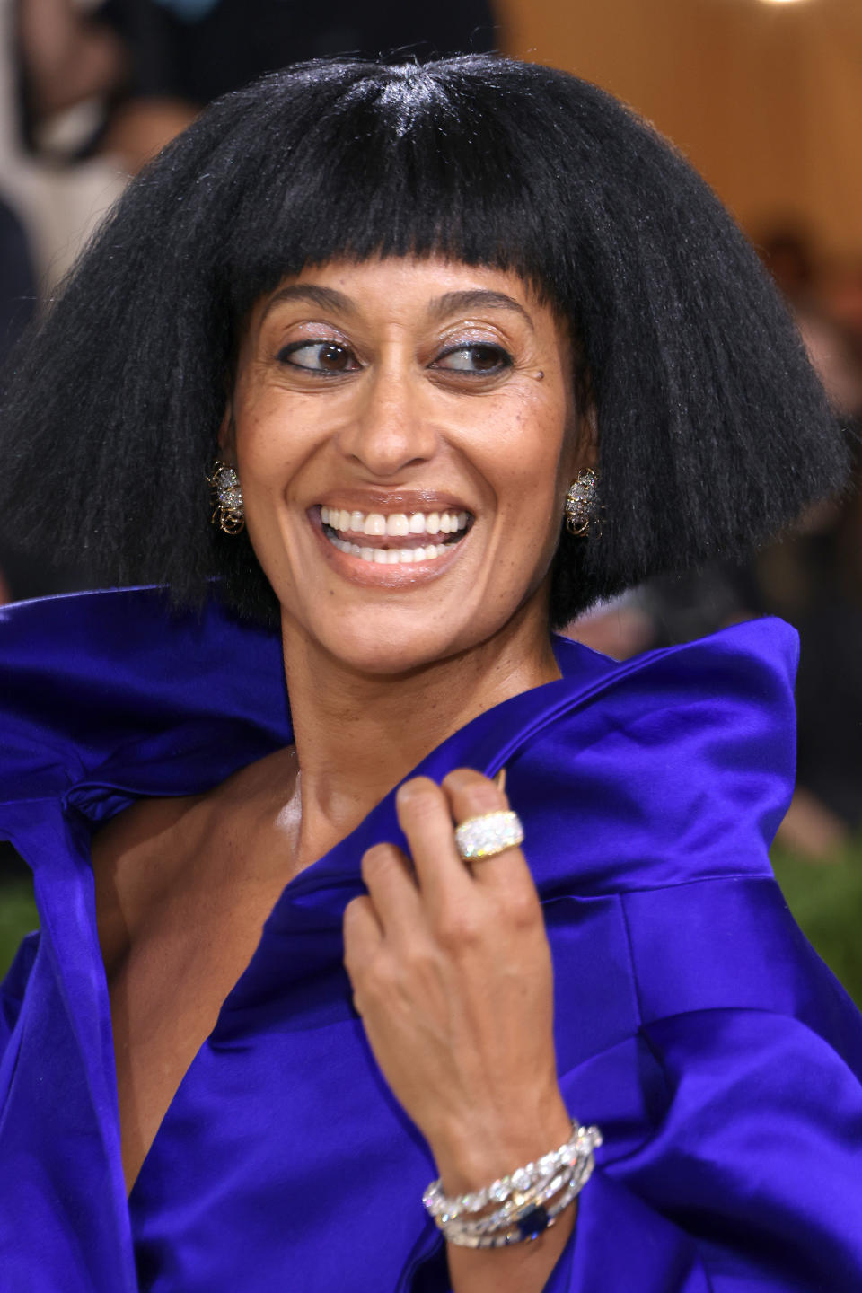 Huge smile at the Met Gala