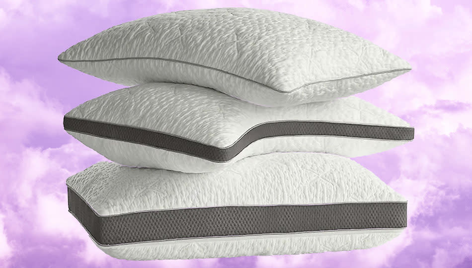 The Sleep Number ComfortFit pillow comes in three shapes, one of which is customizable just like the brand's famous beds. (Photo: Sleep Number)