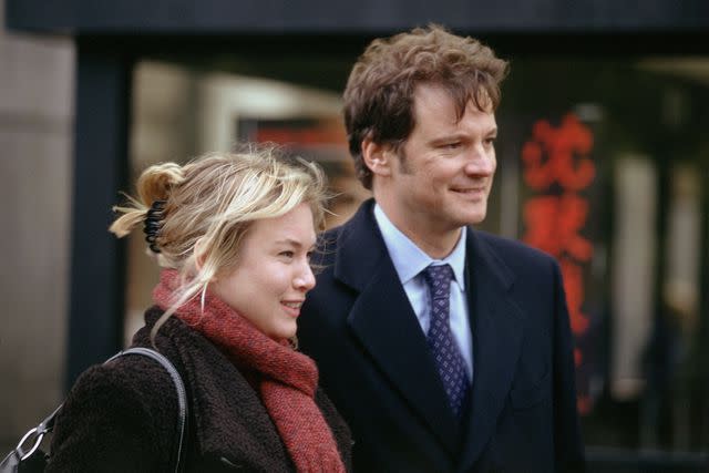 <p>Jason Bell/Universal/Studio Canal/Miramax/Kobal/Shutterstock</p> Renee Zellweger and Colin Firth in 'Bridget Jones: The Edge of Reason'.