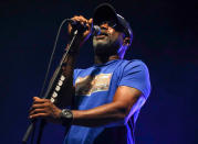 <p>Darius Rucker performs at The Bottoms Up invitational concert on Aug. 14 in Newport, Connecticut, helping to raise $1.1 million for the national nonprofit Colorectal Cancer Alliance.</p>