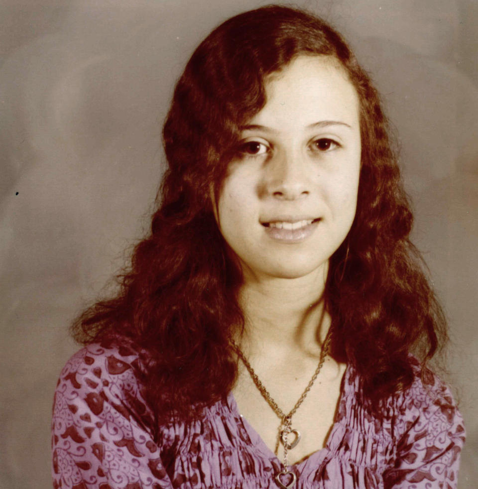 Maria Hinojosa in 7th grade in 1974. (Courtesy Maria Hinojosa)