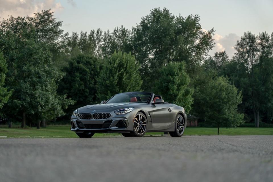 <p>Confident handling and a powerful turbocharged engine are expected from a BMW sports car, and the 2022 Z4 convertible delivers just that. But part of its appeal also lies in its upscale cabin, which is comfortable enough to serve as a daily driver. The base engine offered is a peppy turbocharged four-cylinder while a twin-turbo inline-six can be found in the racier M40i model. All Z4s are rear-wheel drive and use an eight-speed automatic transmission that is as well-tuned for sporty driving as it is for highway cruising. Handling isn't <a href="https://www.caranddriver.com/porsche/718-boxster" rel="nofollow noopener" target="_blank" data-ylk="slk:Porsche Boxster;elm:context_link;itc:0;sec:content-canvas" class="link ">Porsche Boxster</a> sharp, but it's close enough and still plenty of fun on a twisty road. The Z4 is only offered as <a href="https://www.caranddriver.com/features/g27198629/convertibles/" rel="nofollow noopener" target="_blank" data-ylk="slk:a softtop convertible;elm:context_link;itc:0;sec:content-canvas" class="link ">a softtop convertible</a>, but if you'd prefer a hardtop coupe, take a look at the mechanically similar <a href="https://www.caranddriver.com/toyota/supra" rel="nofollow noopener" target="_blank" data-ylk="slk:Toyota Supra;elm:context_link;itc:0;sec:content-canvas" class="link ">Toyota Supra</a>, which was developed alongside the BMW.<br></p><p><a class="link " href="https://www.caranddriver.com/bmw/z4-2022" rel="nofollow noopener" target="_blank" data-ylk="slk:Review, Pricing, and Specs;elm:context_link;itc:0;sec:content-canvas">Review, Pricing, and Specs</a></p>