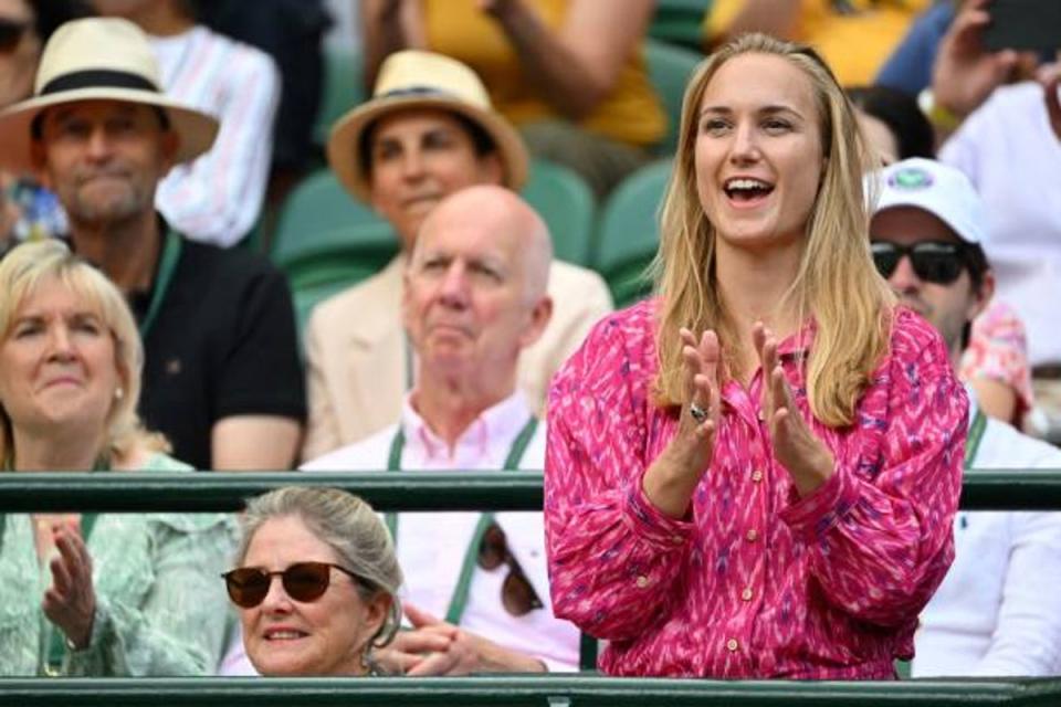 Louise Jacobi is supporting her boyfriend Cameron Norrie at Wimbledon (AFP via Getty Images)