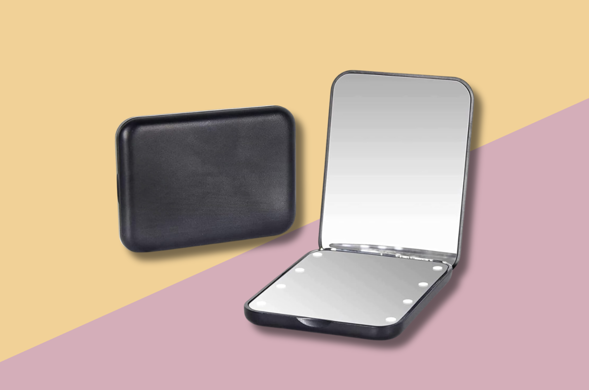 This lighted magnifying mirror is a travel must-have — and it’s down to just 