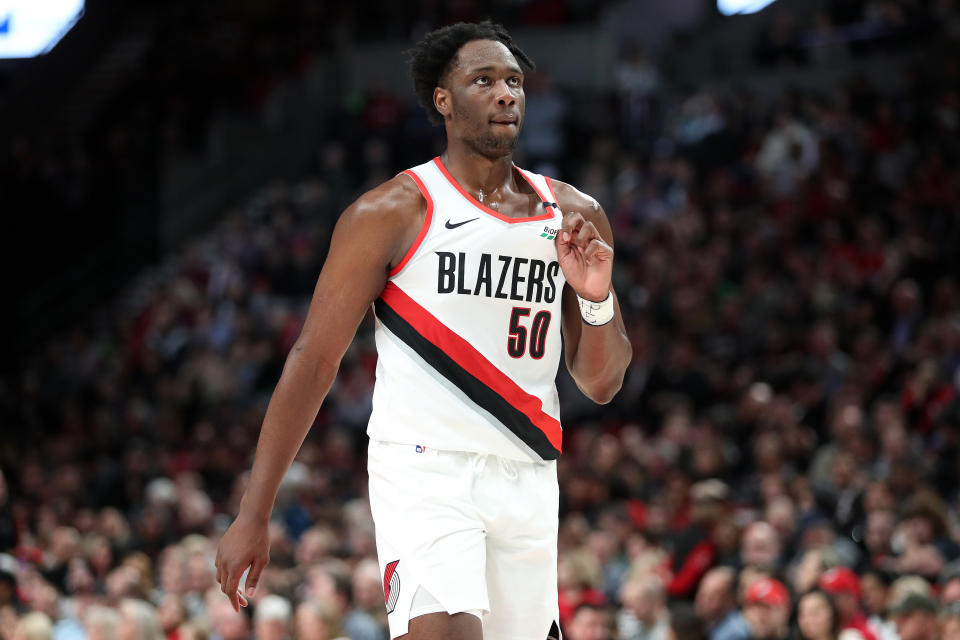 Caleb Swanigan durante su primera temporada en la NBA con los Portland Trail Blazers. Foto: Abbie Parr/Getty Images