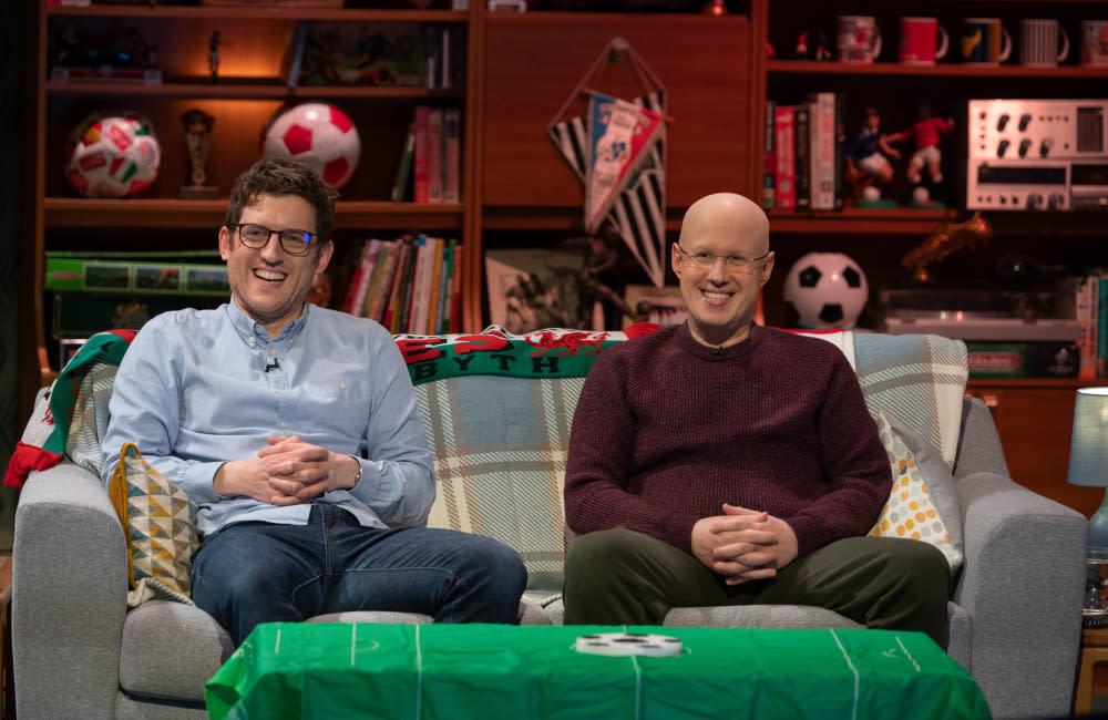 Matt Lucas and Elis James are to return for a second season of Fantasy Football League credit:Bang Showbiz