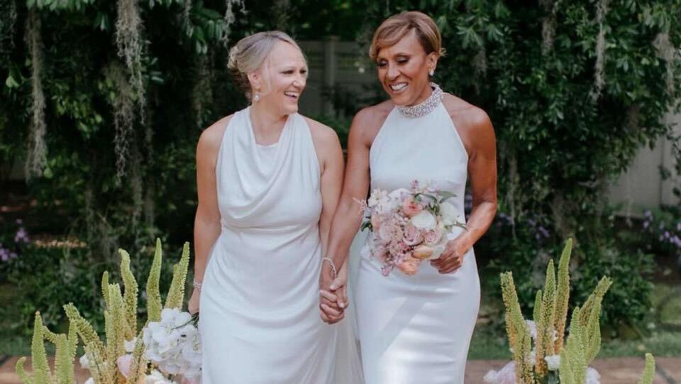 PHOTO: 'Good Morning America' co-anchor Robin Roberts and her longtime love Amber Laign are officially married. (Chris J. Evans @chrisjevansphoto)