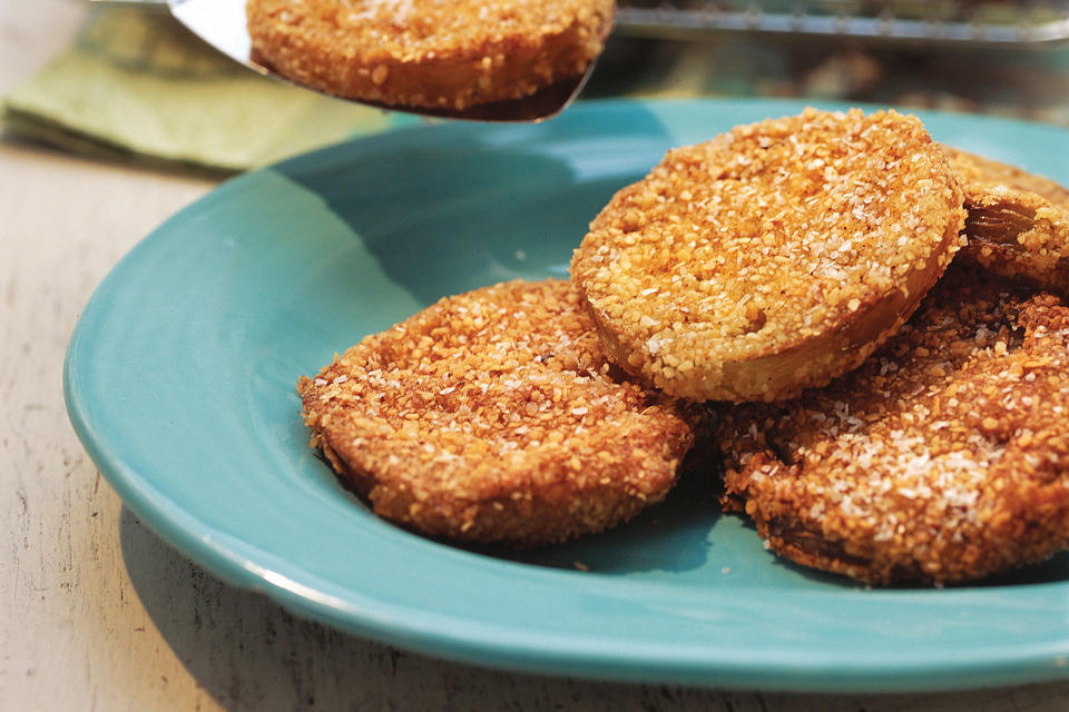 Matzo Meal Crunchy Fried Green Tomatoes