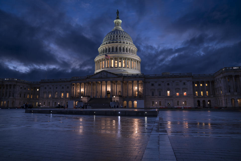 FILE - The Capitol is seen in Washington, Nov. 11, 2022. The post-election narrative has been focused on each party’s electoral fate: Republicans were disappointed that a red wave did not materialize, while Democrats braced for the likelihood of a House Republican takeover. (AP Photo/J. Scott Applewhite, File)