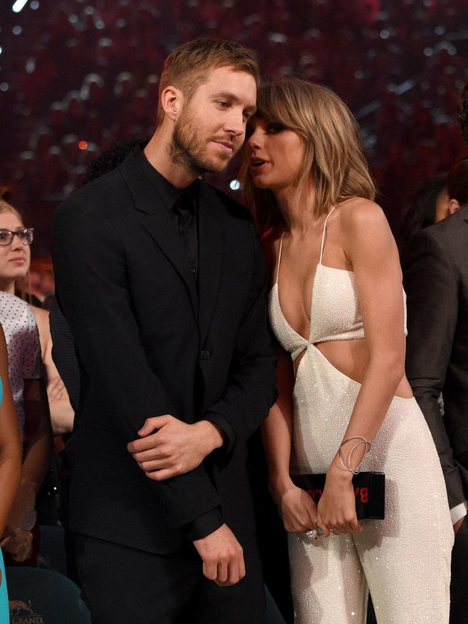 <p><a href="https://www.cosmopolitan.com/entertainment/celebs/news/a61295/taylor-swift-calvin-harris-breakup-timeline-tweets/" rel="nofollow noopener" target="_blank" data-ylk="slk:After 15 months of dating;elm:context_link;itc:0;sec:content-canvas" class="link ">After 15 months of dating</a>, Tayvin called it quits and began a war over songwriting credits on "This Is What You Came For." <a href="https://www.cosmopolitan.com/entertainment/celebs/news/a61291/calvin-harris-responds-taylor-swift-songwriting-twitter/" rel="nofollow noopener" target="_blank" data-ylk="slk:In response to Taylor's camp publicly confirming that she used the pseudonym Nils Sjoberg to write the song;elm:context_link;itc:0;sec:content-canvas" class="link ">In response to Taylor's camp publicly confirming that she used the pseudonym Nils Sjoberg to write the song</a>, Calvin wrote (via a series of tweets that have since been deleted), "Please focus on the positive aspects of YOUR life because you've earned a great one… I know you're off on tour and you need someone new to try and bury like Katy ETC but I'm not that guy, sorry. I won't allow it." He also referenced Taylor's new relationship at the time with Tom Hiddleston: "I figure if you're happy in your new relationship you should focus on that instead of trying to tear your ex bf down for something to do." </p>