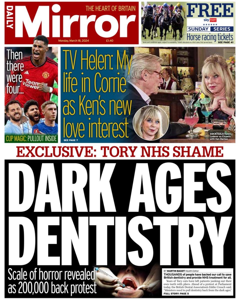 Daily Mirror: Dark Ages Dentistry