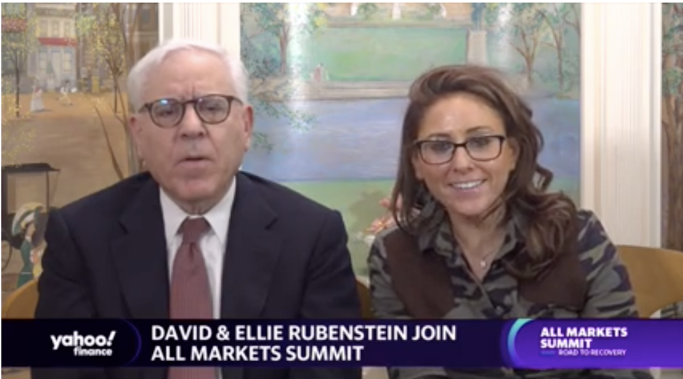 David and Ellie Rubenstein join Yahoo Finance.