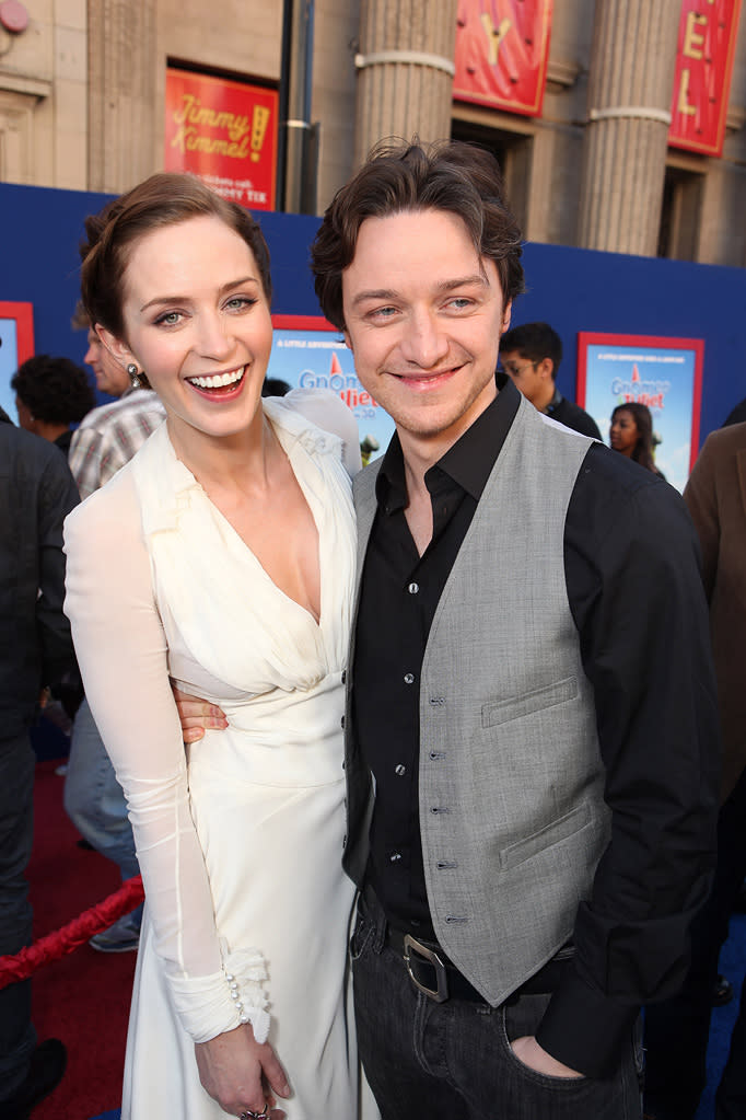 Gnomeo & Juliet LA Premiere 2011 Emily Blunt James McAvoy