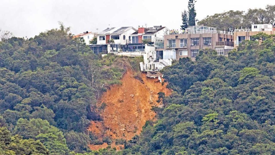 清水灣「東桂」山坡塌陷