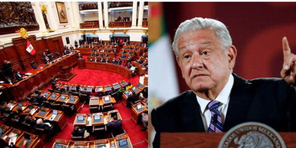 Congresistas exigen a AMLO dejar de entrometerse en asuntos de política interna de Perú