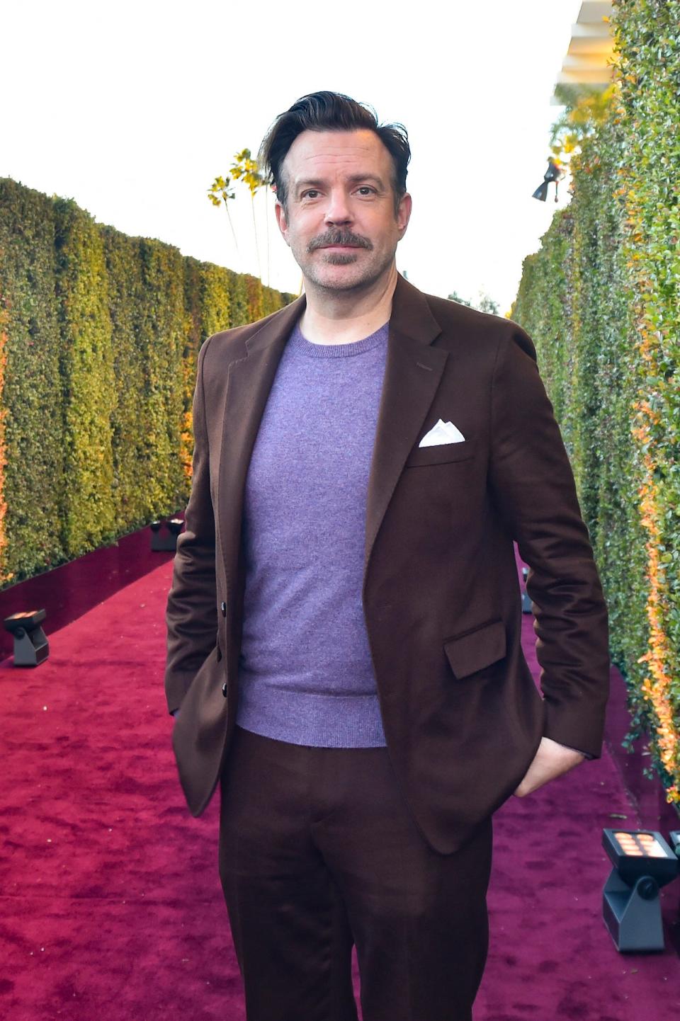 Jason Sudeikis at the Golden Globe Awards on January 7, 2024, in Beverly Hills, California.