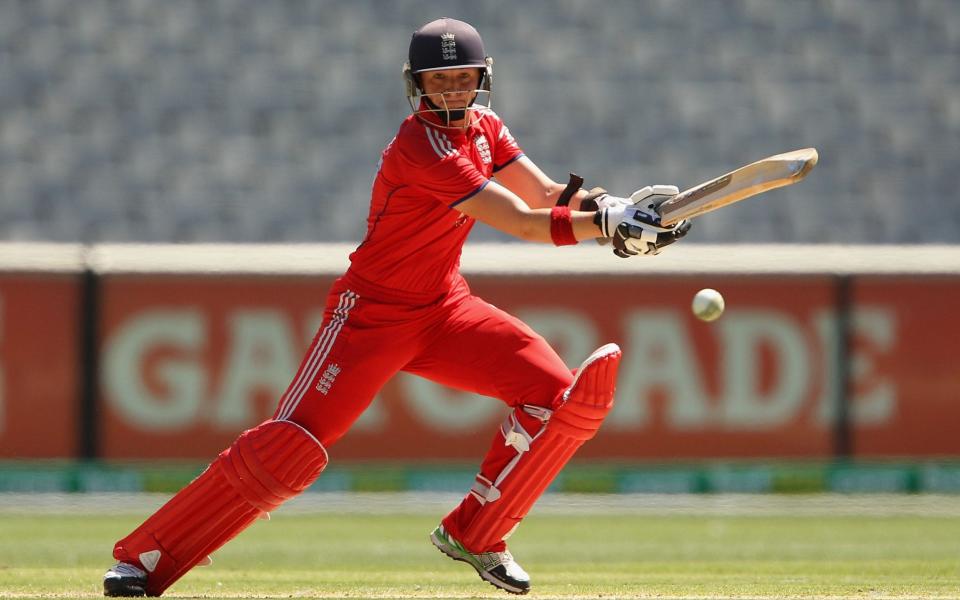 Arran Brindle of England plays a shot during game a between Australia and England at Melbourne Cricket Ground on January 31, 2014 - Robert Prezioso/Getty Images AsiaPac