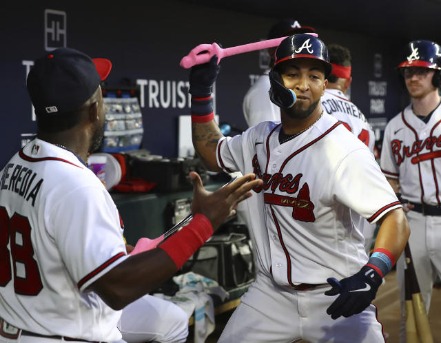 The Braves' Michael Harris II showed off beautiful right-handed swing