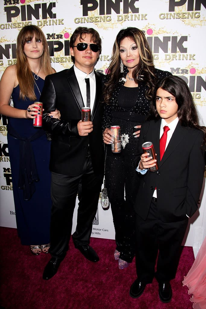 Paris Jackson, Prince Michael Jackson, La Toya Jackson, Blanket Jackson