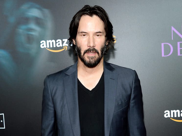 HOLLYWOOD, CA - JUNE 14: Actor Keanu Reeves attends the premiere of Amazon's 