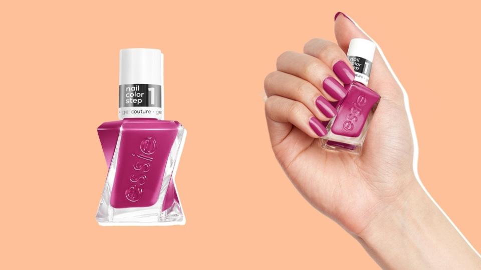 Transition from winter to spring with this blue-toned pink from Essie.