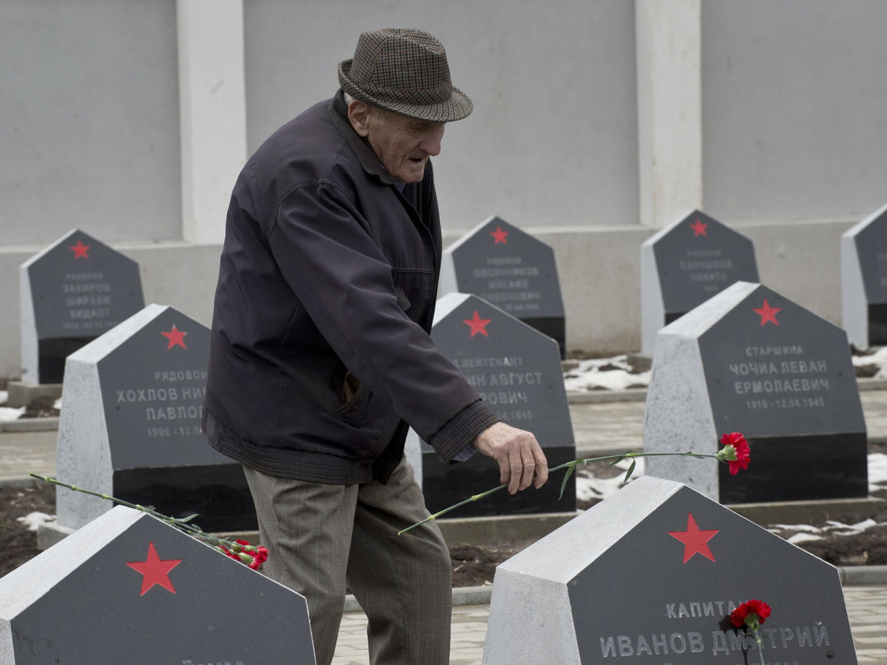 A cemetery for Russian soldiers who fought in the Second World War in Bucharest, Romania: AFP/Getty Images