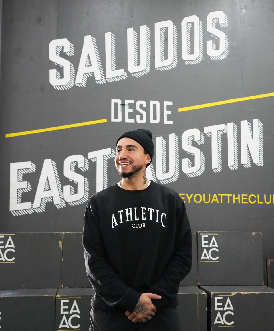 “I get to share an hour a day with amazing people," Tony Ramos says of his work at East Austin Athletic Club. "Not just famous artists, but the whole community I’m coaching."