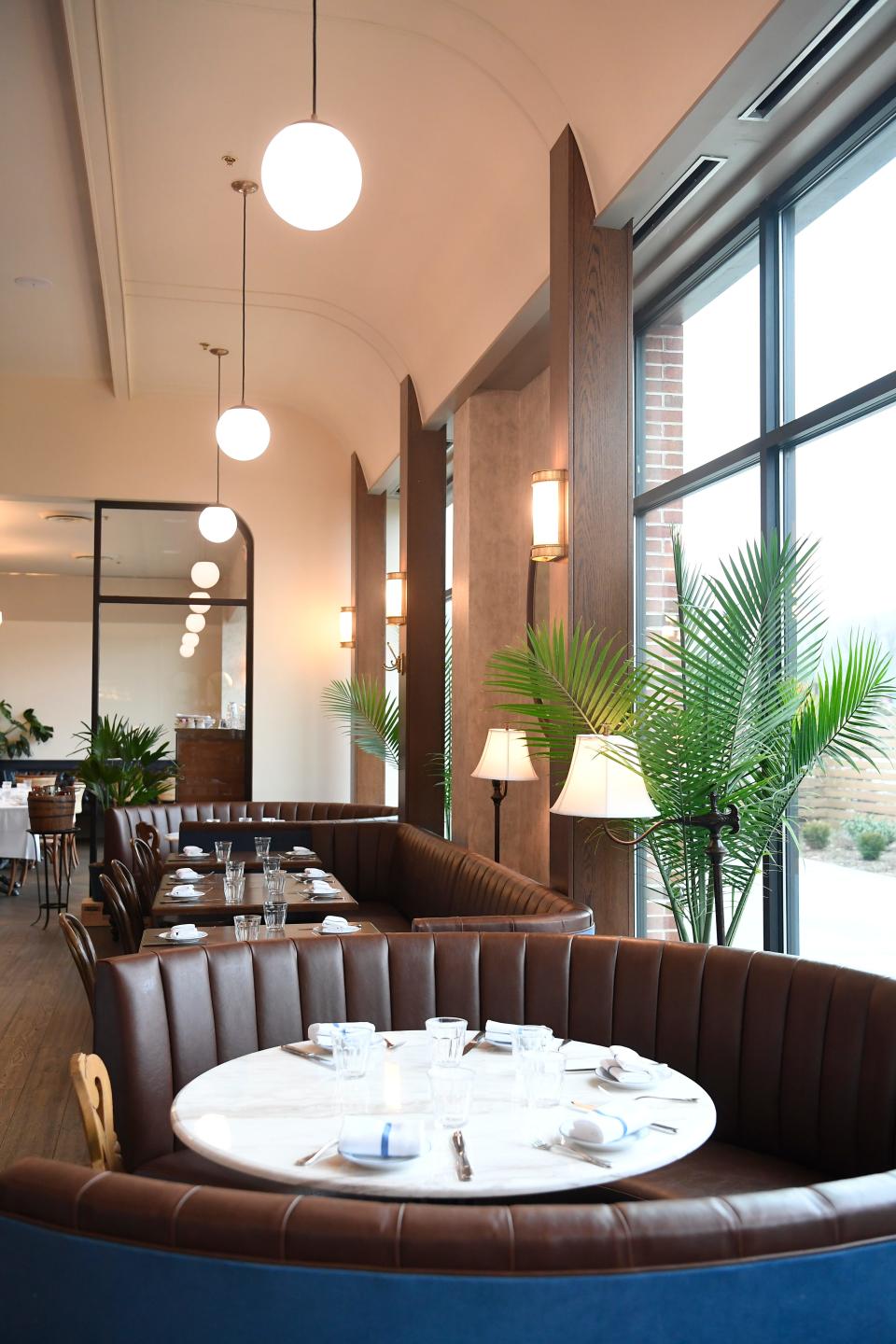The dining room at Brasserie Memere in Closter on Thursday, Feb. 13, 2020.