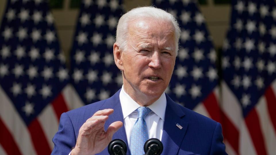 «Wir sind nach Afghanistan gegangen wegen eines schrecklichen Angriffs, der vor 20 Jahren geschah», sagt Biden. «Das kann nicht erklären, warum wir 2021 dort bleiben sollten.»