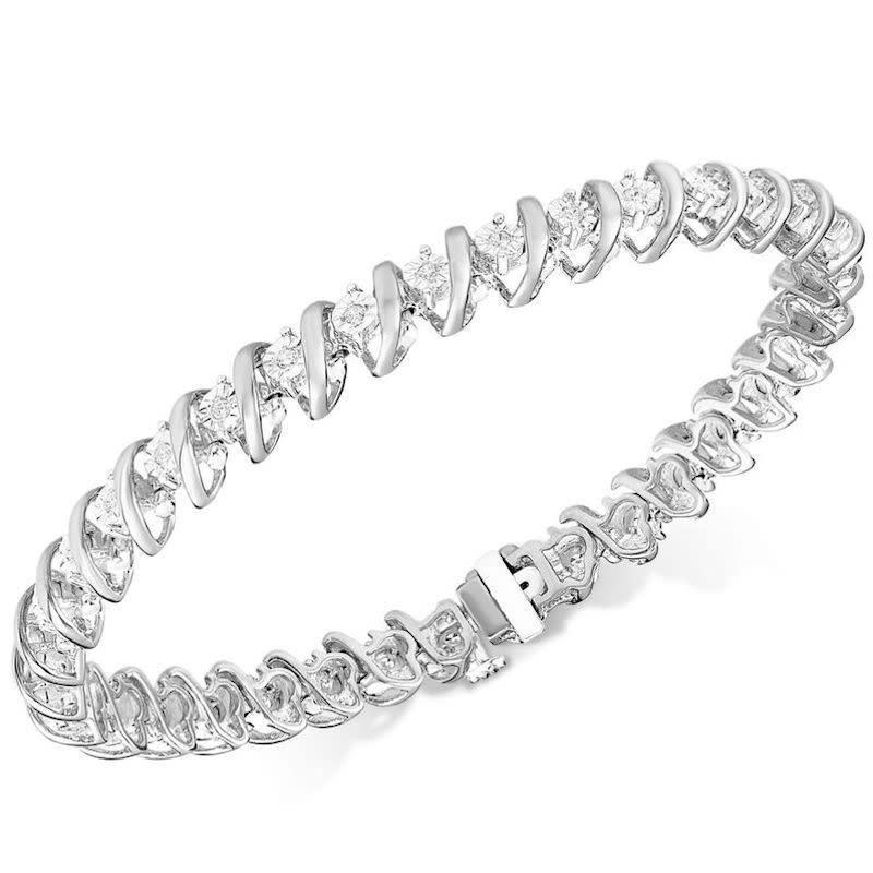 7) Diamond Tennis Bracelet