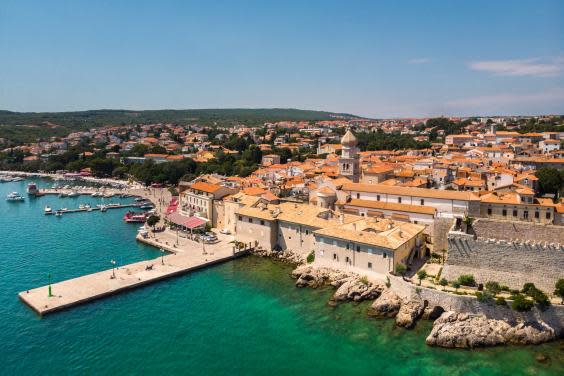 The Croatian island of Krk (Getty Images/iStockphoto)