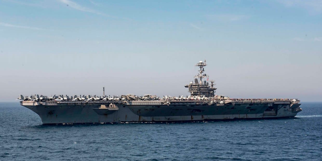 USS Harry S. Truman aircraft carrier Atlantic Ocean navy