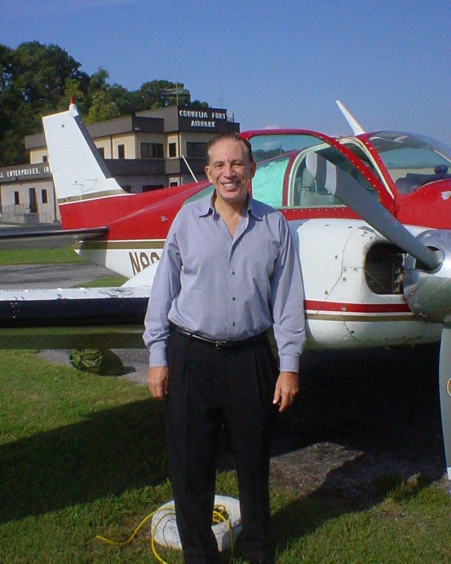 Bart Durham, an attorney who also loved to fly, is seen here in 2016. He died on Tuesday, April 9, 2024. He was 89.