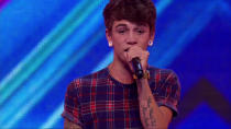 <p>Stereo Kicks band member Jake Sims was left “mortified” after a nude selfie he had tweeted in 2012 resurfaced online while he was taking part in the talent show as a member of the eight-piece boy band. <i>Copyright [ITV/Supplied by WENN]</i></p>