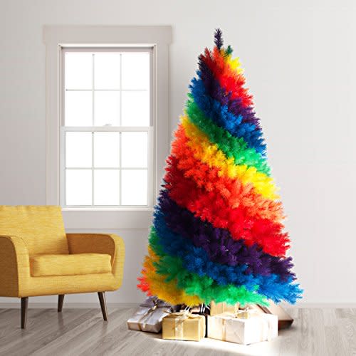 1) Rainbow Christmas Tree