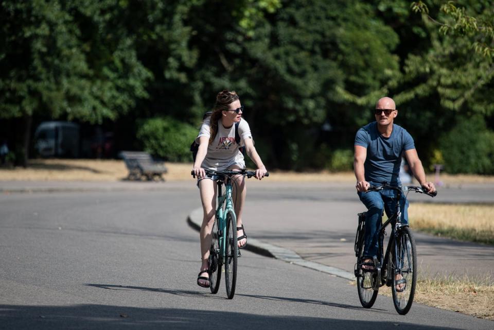 Victoria Park is popular for a cycle, run or just to get outdoors (Daniel Hambury/Stella Pictures Ltd)