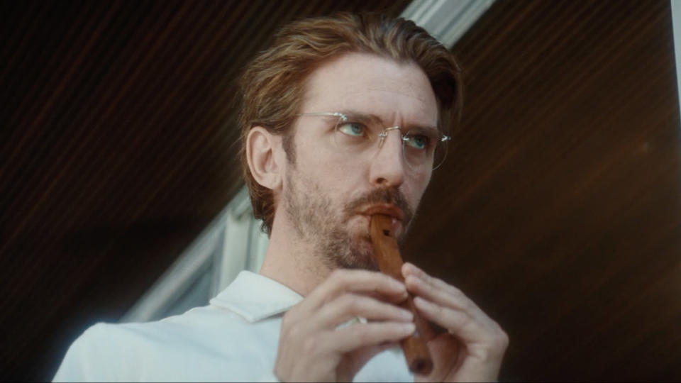 Dan Stevens pulls out his strange bag of tricks in Cuckoo. (Focus Features)