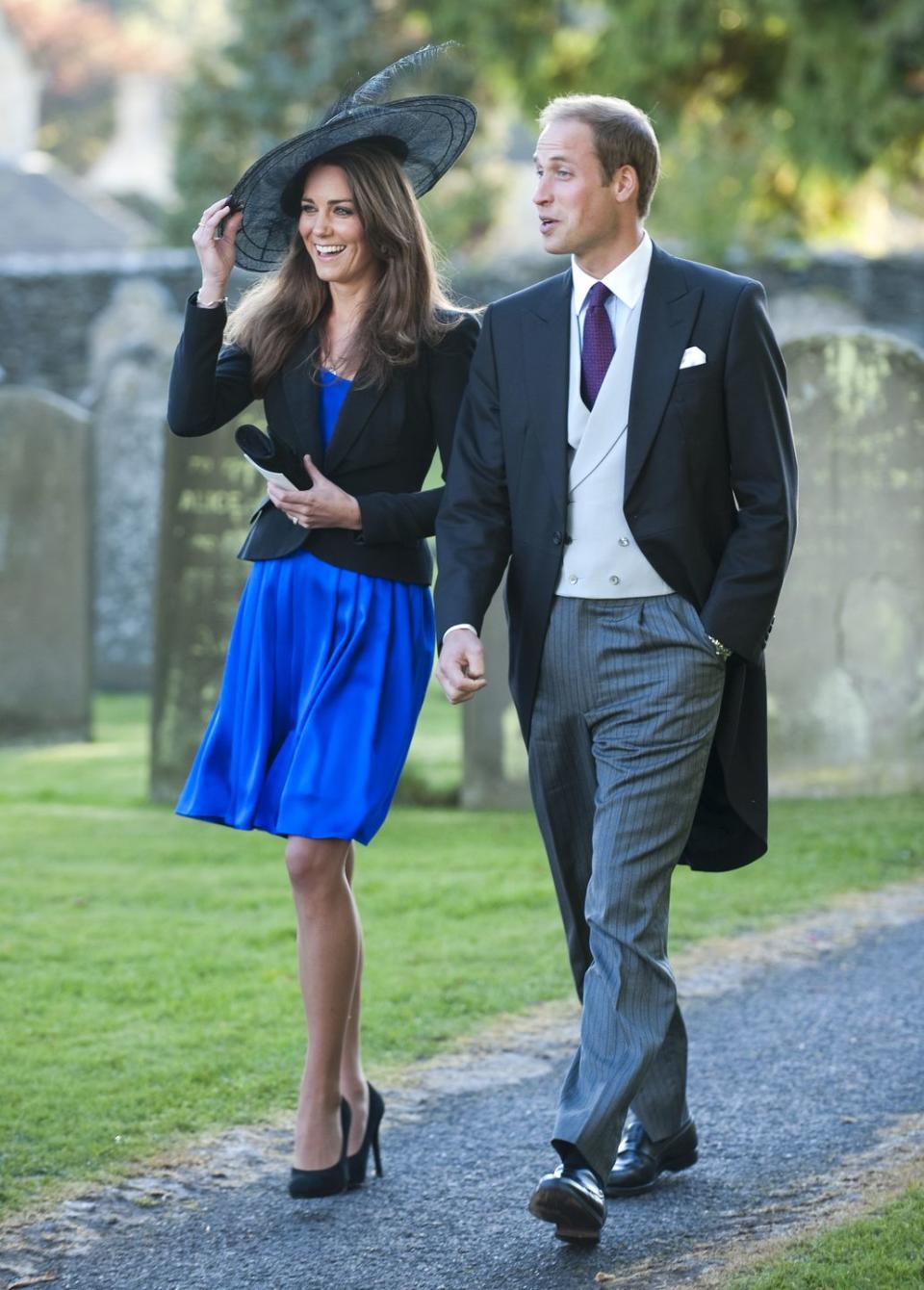 <p>Attending the wedding of friends Harry Mead and Rosie Bradford in Northleach, Gloucestershire. <br></p>