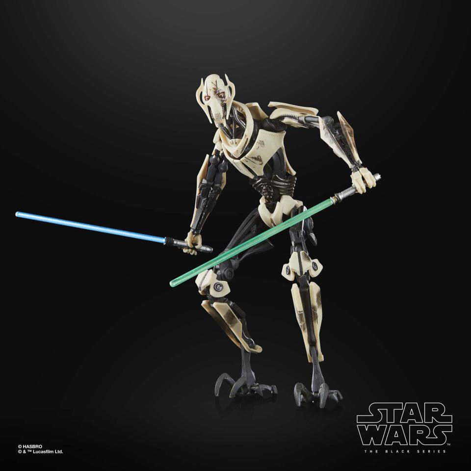 General Grievous (Battle Damaged) action figure posed against a black background