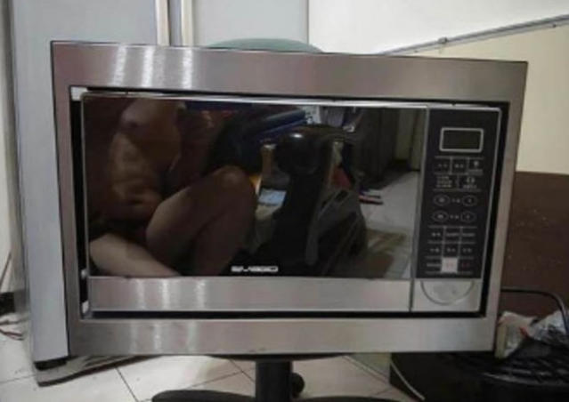 Microwave ad goes viral for most awkward reason