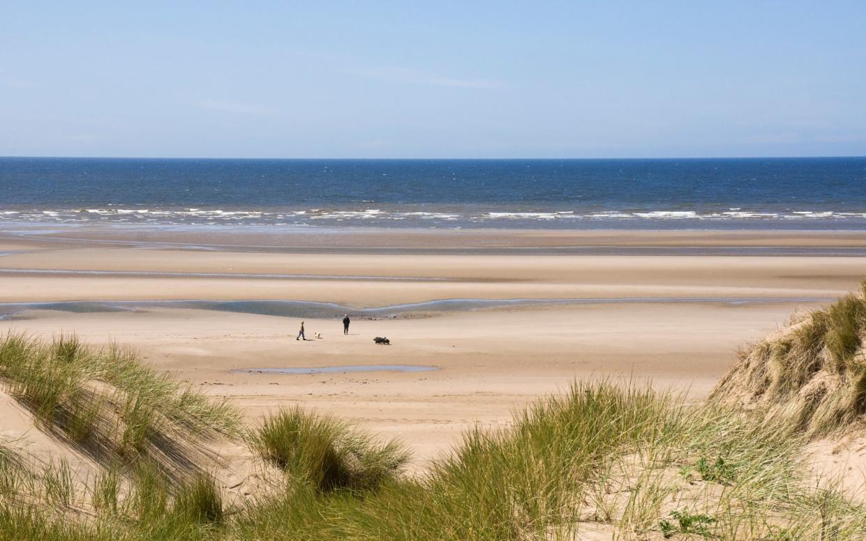 Formby is a picturesque coastal town near Liverpool