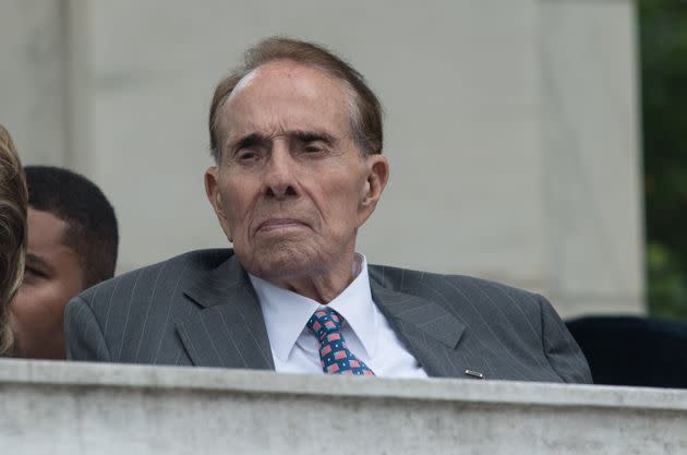 Former senator and presidential candidate Bob Dole attends a Memorial Day ceremony at Arlington National Cemetery in Virginia on May 29, 2017. (Photo: NICHOLAS KAMM via Getty Images)